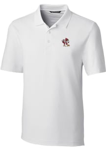 Cutter and Buck Louisville Cardinals Mens White Forge Short Sleeve Polo