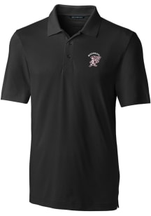 Cutter and Buck Mississippi State Bulldogs Mens Black Forge Short Sleeve Polo