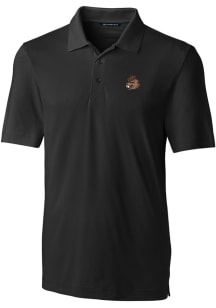 Cutter and Buck Oregon State Beavers Mens Black Forge Short Sleeve Polo
