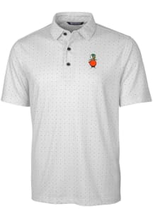 Cutter and Buck UCF Knights Mens Charcoal Vault Pike Double Dot Short Sleeve Polo