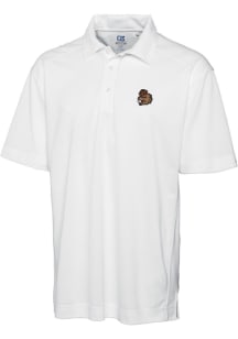 Cutter and Buck Oregon State Beavers Mens White Drytec Genre Textured Short Sleeve Polo