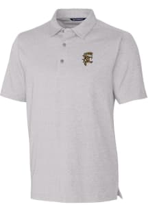 Cutter and Buck Grambling State Tigers Mens Grey Forge Heathered Short Sleeve Polo