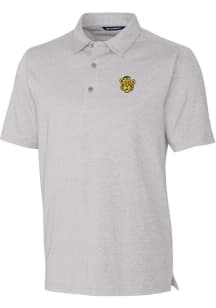 Cutter and Buck Missouri Tigers Mens Grey Forge Heathered Short Sleeve Polo