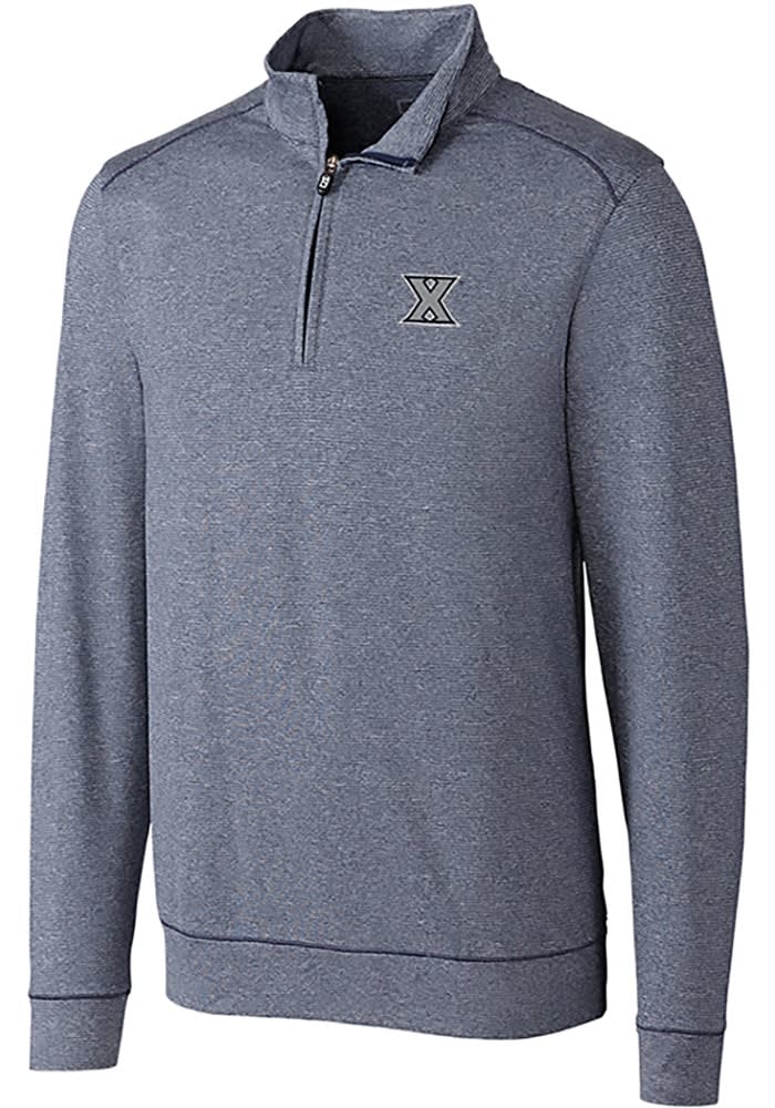 Cutter and Buck Xavier Musketeers Mens Shoreline Pullover