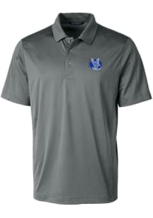 Cutter and Buck Air Force Falcons Mens Grey Prospect Textured Short Sleeve Polo