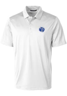 Cutter and Buck Air Force Falcons Mens White Prospect Textured Short Sleeve Polo