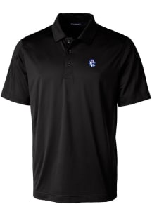 Cutter and Buck Fresno State Bulldogs Mens Black Prospect Textured Short Sleeve Polo