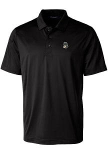 Cutter and Buck Michigan State Spartans Mens Black Prospect Textured Short Sleeve Polo