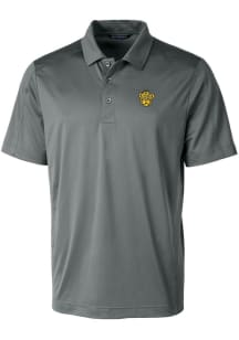 Cutter and Buck Missouri Tigers Mens Grey Prospect Textured Short Sleeve Polo