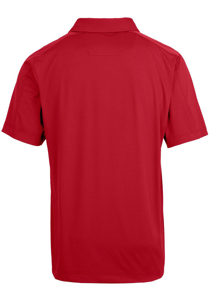 Cutter and Buck Ohio State Buckeyes Mens Prospect Textured Short Sleeve Polo