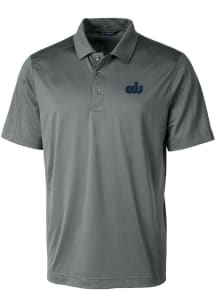Cutter and Buck Old Dominion Monarchs Mens Grey Prospect Textured Short Sleeve Polo