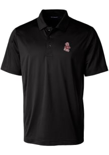 Cutter and Buck Washington State Cougars Mens Black Vault Prospect Short Sleeve Polo