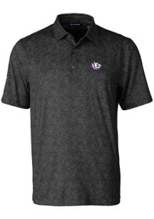 Cutter and Buck TCU Horned Frogs Mens Black Vault Pike Constellation Short Sleeve Polo