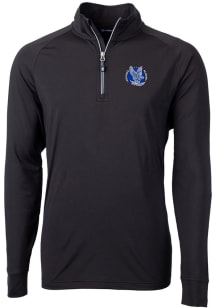 Cutter and Buck Air Force Falcons Mens Black Adapt Eco Knit Long Sleeve 1/4 Zip Pullover