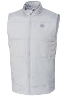 Cutter and Buck Southern University Jaguars Mens White Stealth Hybrid Quilted Windbreaker Vest B..