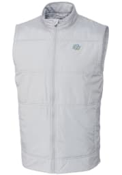 Cutter and Buck Southern University Jaguars Mens White Stealth Hybrid Quilted Windbreaker Vest Big and Tall Light Weight Jacket