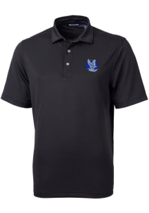 Cutter and Buck Air Force Falcons Mens Black Virtue Eco Pique Short Sleeve Polo
