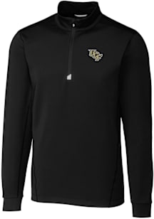 Cutter and Buck UCF Knights Mens Black Traverse Stretch Big and Tall Qtr Zip