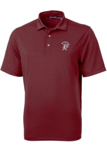 Cutter and Buck Mississippi State Bulldogs Mens Red Virtue Eco Pique Short Sleeve Polo
