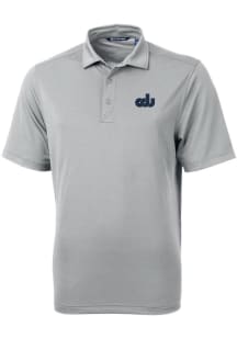 Cutter and Buck Old Dominion Monarchs Mens Grey Virtue Eco Pique Short Sleeve Polo