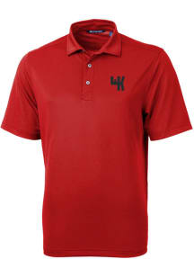 Cutter and Buck Western Kentucky Hilltoppers Mens Red Virtue Eco Pique Short Sleeve Polo