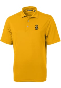 Cutter and Buck Wichita State Shockers Mens Gold Virtue Eco Pique Short Sleeve Polo