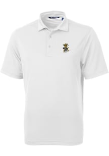 Cutter and Buck Wichita State Shockers Mens White Virtue Eco Pique Short Sleeve Polo