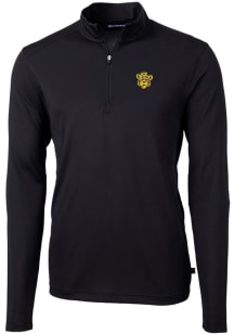 Cutter and Buck Missouri Tigers Mens Black Virtue Eco Pique Long Sleeve 1/4 Zip Pullover