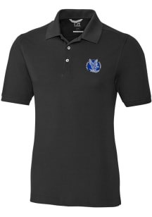 Cutter and Buck Air Force Falcons Mens Black Advantage Short Sleeve Polo