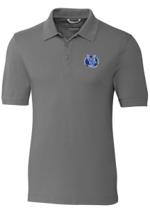 Cutter and Buck Air Force Falcons Mens Grey Advantage Short Sleeve Polo