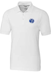 Cutter and Buck Air Force Falcons Mens White Advantage Short Sleeve Polo