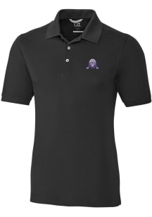 Cutter and Buck Northwestern Wildcats Mens Black Advantage Short Sleeve Polo