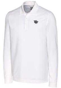 Cutter and Buck Cincinnati Bearcats Mens White Advantage Pique Long Sleeve Polo Shirt