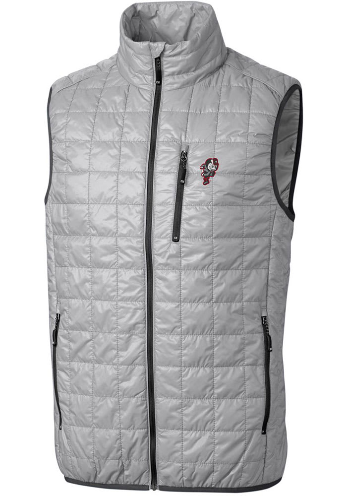 Cutter and Buck Ohio State Buckeyes Mens Vault Rainier PrimaLoft Sleeveless Jacket