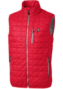 Cutter and Buck Ohio State Buckeyes Mens Red Vault Rainier PrimaLoft Sleeveless Jacket