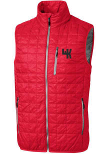 Cutter and Buck Western Kentucky Hilltoppers Mens Red Rainier PrimaLoft Puffer Sleeveless Jacket