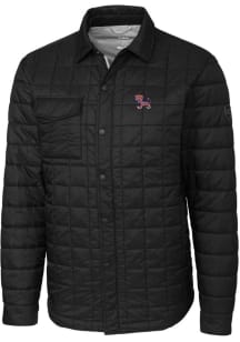 Cutter and Buck Clemson Tigers Mens Black Rainier PrimaLoft Quilted Outerwear Lined Jacket