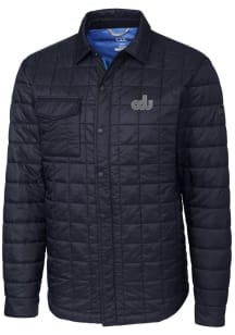 Cutter and Buck Old Dominion Monarchs Mens Navy Blue Rainier PrimaLoft Quilted Outerwear Lined J..