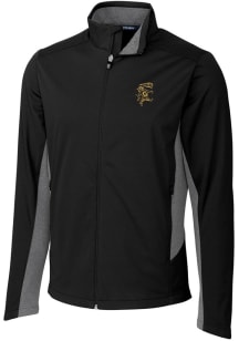 Cutter and Buck Grambling State Tigers Mens Black Navigate Softshell Light Weight Jacket