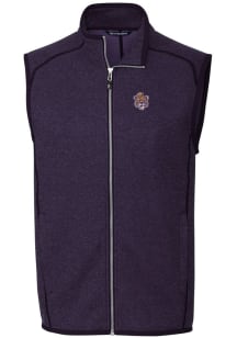 Cutter and Buck LSU Tigers Mens Purple Mainsail Sleeveless Jacket
