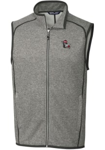 Cutter and Buck NC State Wolfpack Mens Grey Mainsail Sleeveless Jacket