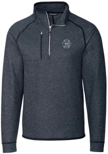 Cutter and Buck Penn State Nittany Lions Mens Navy Blue Mainsail Long Sleeve 1/4 Zip Pullover