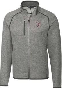 Cutter and Buck Mississippi State Bulldogs Mens Grey Mainsail Medium Weight Jacket