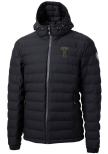 Cutter and Buck GA Tech Yellow Jackets Mens Black Mission Ridge Repreve Puffer Filled Jacket