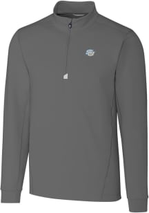 Cutter and Buck Southern University Jaguars Mens Grey Traverse Stretch Big and Tall 1/4 Zip Pull..
