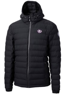 Cutter and Buck TCU Horned Frogs Mens Black Vault Mission Ridge Repreve Filled Jacket