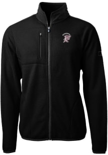 Cutter and Buck Mississippi State Bulldogs Mens Black Cascade Eco Sherpa Light Weight Jacket