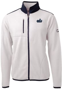 Cutter and Buck Old Dominion Monarchs Mens White Cascade Eco Sherpa Light Weight Jacket