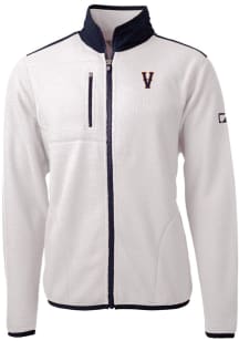 Cutter and Buck Virginia Cavaliers Mens White Cascade Eco Sherpa Light Weight Jacket