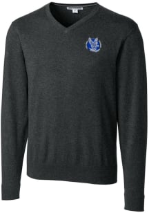 Cutter and Buck Air Force Falcons Mens Charcoal Lakemont Long Sleeve Sweater